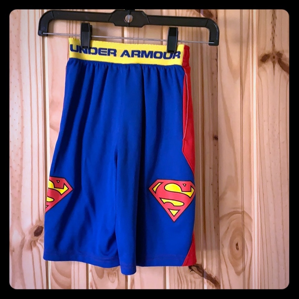 Boys UA Superman shorts